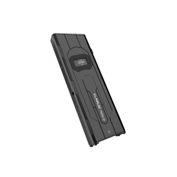 lampe tactique klarus x2 extra-plate 3000 lumens, façade avec écran oled