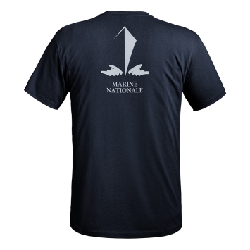T-shirt Marine Nationale STRONG bleu marine, vue de face