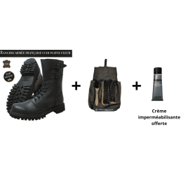 Pack Rangers OPEX cuir + kit entretien rangers (brosses + crème KUIRAL)