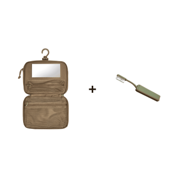 Pack Trousse de toilette et Brosse à dent de voyage