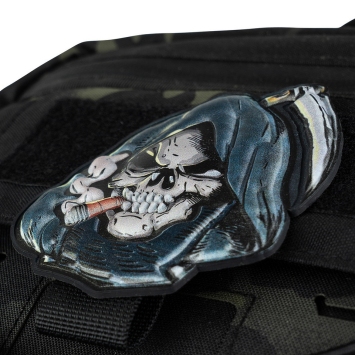 Patch Crâne Faucheur 101 Inc écusson sur sac a dos
