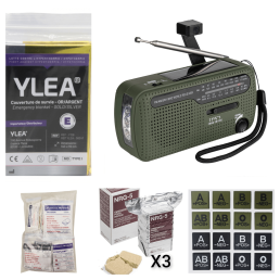 pack urgence 72h 1 personne avec tous les articles