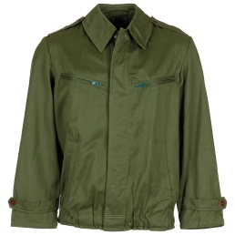 Veste militaire hongroise Armée de l’air — olive — poches poitrine zippées vue de face