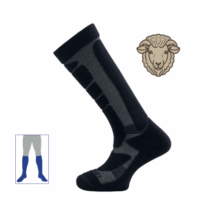 Chaussettes mérinos Climat Froid Baroudeur