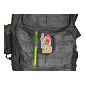 velcro Porte-stylo et Identification avec stylo et patch