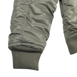 blouson aviateur enfant bombers cwu vert poignet côtelé