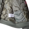 blouson aviateur enfant bombers cwu vert poche intérieure