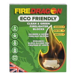 emballage Fire Dragon eco-friendly BCB CN368, combustible solide allume-feu et fuel, version 6 blocs