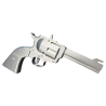 Pistolet lance élastiques revolver Rubber Peacemaker Gris Clair profil droit vers le bas