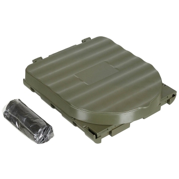 Toilette de camping pliable portable Fox Outdoor plier avec sacs poubelles