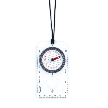 Boussole militaire OPEX millièmes et degrés sur carte