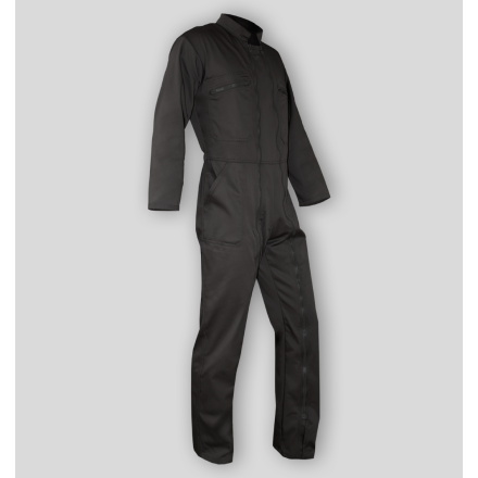 Combinaison de travail HADES Noir 2 Zips vue de face