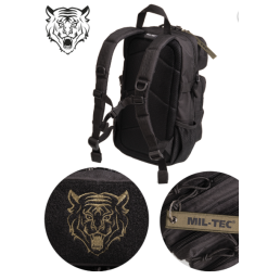 Sac à dos Enfant US Assault 14L MIL-TEC Woodland vue de face