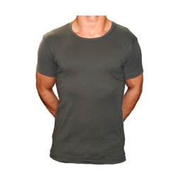 T-shirt militaire Slim OPEX Vert Olive 220 g/m² vue de face