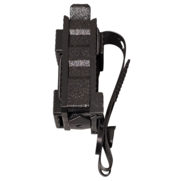 porte-chargeur 9mm molle flex-ps, noir vue de profil, pochette rigide compacte pour chargeur de pa