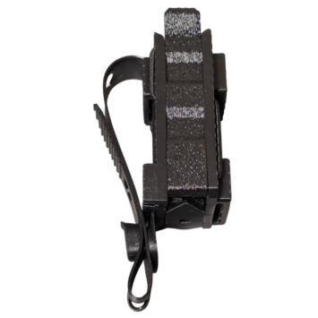 porte-chargeur chargeur 9mm molle flex-ps, noir vue de côté, port ouvert et extraction rapid