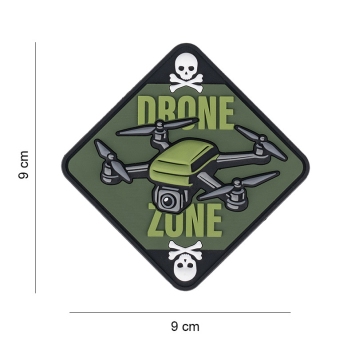 Ecusson Drone Zone 101 INC Patch 3D PVC Velcro