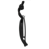 Sifflet tactique MIL-TEC noir Clip de fixation pour passant MOLLE/PALS ou ceinturon