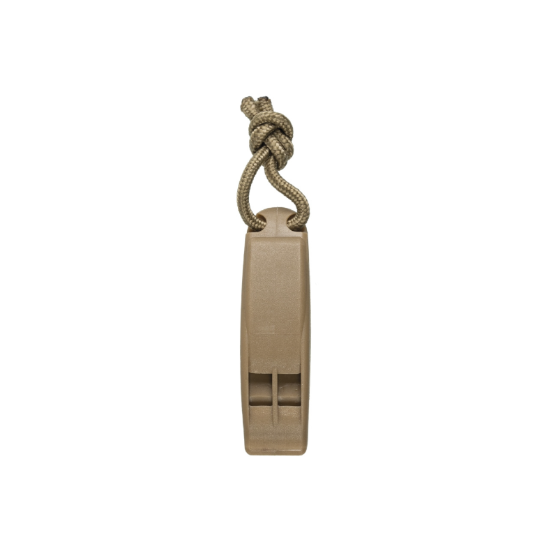 Sifflet tactique MIL-TEC coyote Cordon élastique pour garder le sifflet accessible
