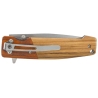 Couteau pliant  JKR0795 Manche en bois et lame de 8.7 cm ouverture manuelle avec verrouillage liner lock