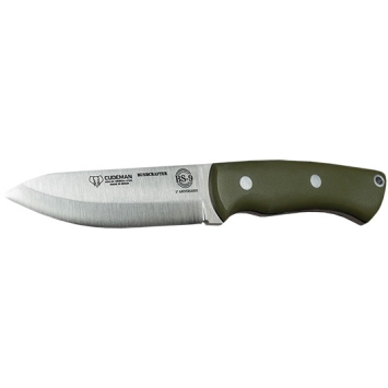 Couteau Cudeman Bushcrafter 206-GV Lame fixe 115 mm en acier Böhler N690Co