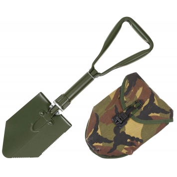 Pelle pliable militaire Armée Allemande 3 pièces avec housse d'occasion