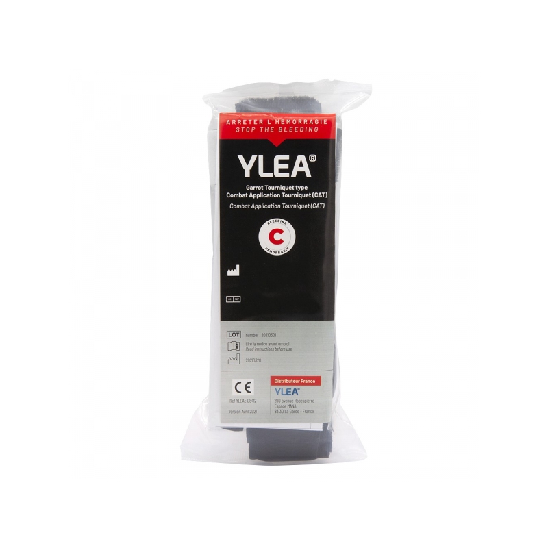 Garrot tourniquet tactique YLEA usage une main