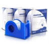 Sparadrap microporeux 9,14 m x 2,5 cm avec dévidoir pour découpe facile sans ciseaux