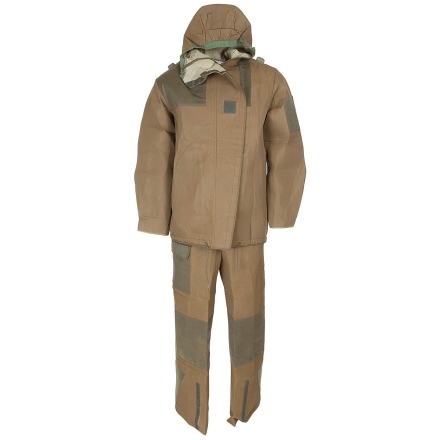 Combinaison NBC de Protection, marron, occasion — Armée Française