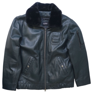 Blouson cuir pilote homme  intérieur et doublure amovible