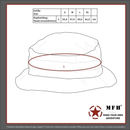 Chapeau de brousse militaire Ripstop MTP britannique bonnie Hat