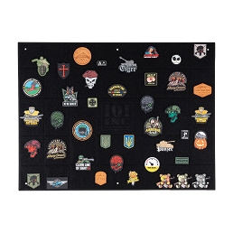 Panneau Velcro pour patchs Patch Wall Large noir 100 × 75 cm