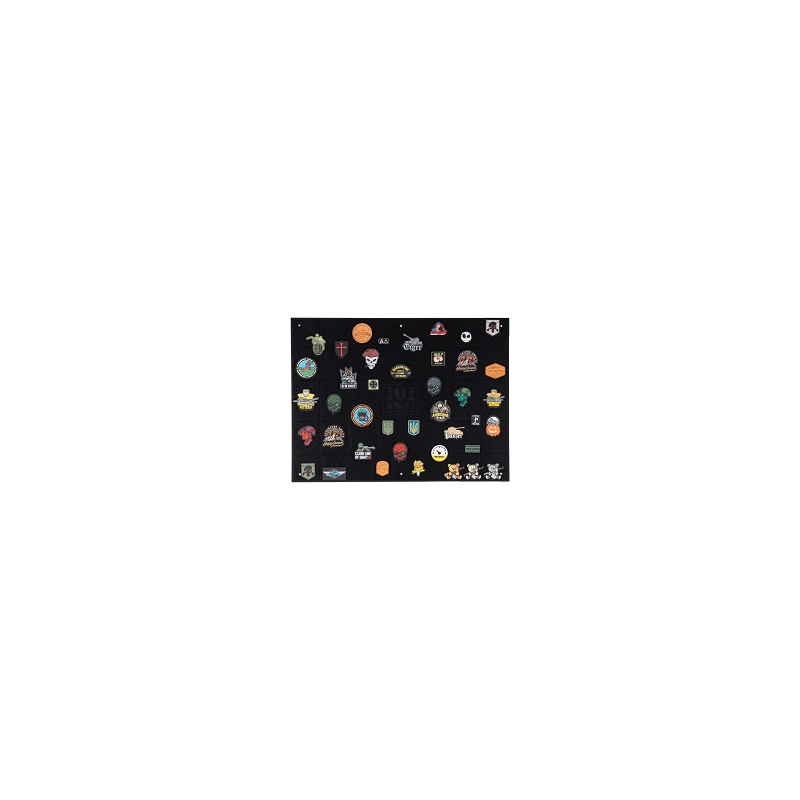 Panneau Velcro pour patchs Patch Wall Large noir 100 × 75 cm