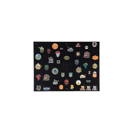 Panneau Velcro pour patchs Patch Wall Large noir 100 × 75 cm