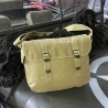 Sac bandoulière vintage coton format simple, léger à porter, accès rapide au contenu