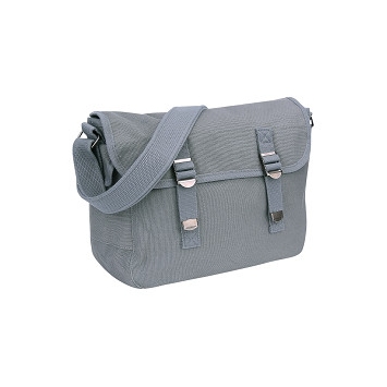 Musette en toile style US 10Litres gris  32 × 12 × 24 cm