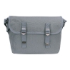 Musette en toile gris 100% coton style US 10L 32 × 12 × 24 cm