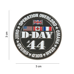 Badge D-Day 44 Pin's 5 Beaches plages Utah, Omaha, Gold, Juno et Sword