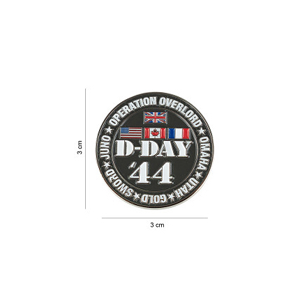 Badge D-Day 44 Pin's 5 Beaches plages Utah, Omaha, Gold, Juno et Sword