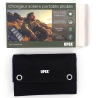 Chargeur solaire portable Format pliable 5 panneaux : transport simple dans un sac ou sur équipement.