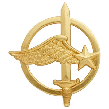 Insigne béret Commando de l’air doré — Armée française