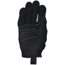 Gants anti-coupure piqûre cuir Paume renforcée en cuir synthétique pour améliorer la tenue en main.