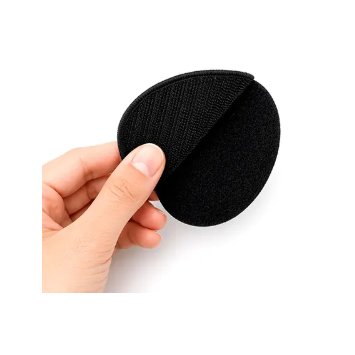 écusson rond en PVC / rubber Légion étrangère fond noir velcro 7.5 cm