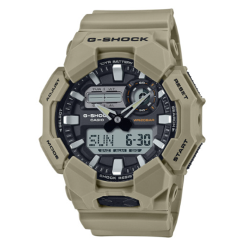 Montre G-SHOCK GA-010 Pile longue durée : environ 10 ans sur CR2025.