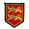 Écusson brodé Haute-Normandie velcro forme blason de bras gendarmerie