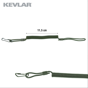 Dragonne Kevlar réglementaire diamètre : 3,5 mm.