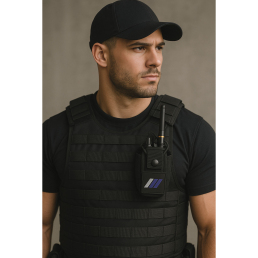 Porte radio MOLLE Patrol Equipement patte élastique avec bouton-pression