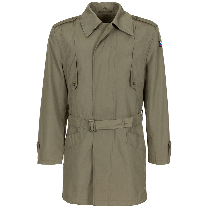 Parka militaire M85 tchèque d'origine, en coloris vert olive, vendue sans doublure et issue du surplus militaire.