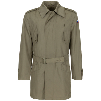 Parka militaire M85 tchèque d'origine, en coloris vert olive, vendue sans doublure et issue du surplus militaire.