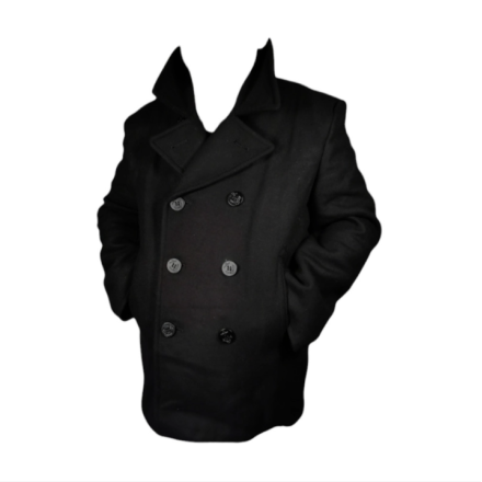 Caban US Navy Mil-Tec bleu marine inspiré du traditionnel Pea Coat de la marine américaine